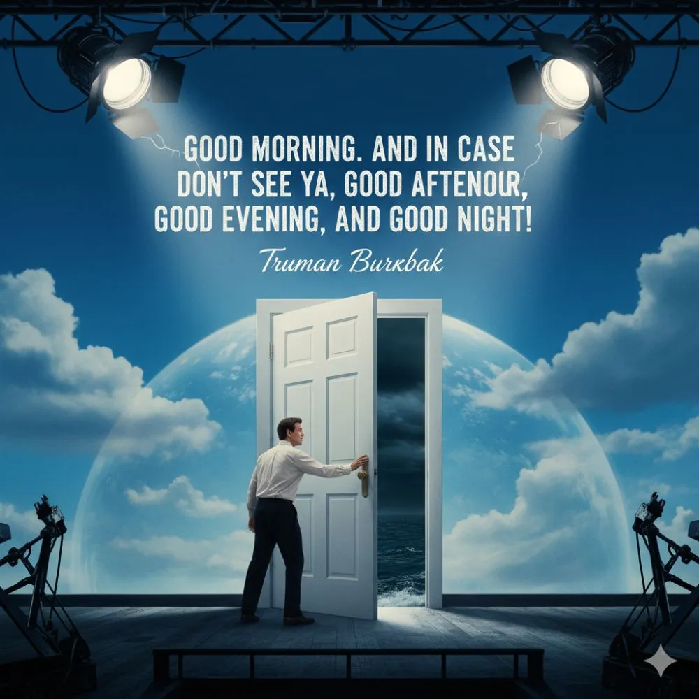 Iconic Truman Show Quotes