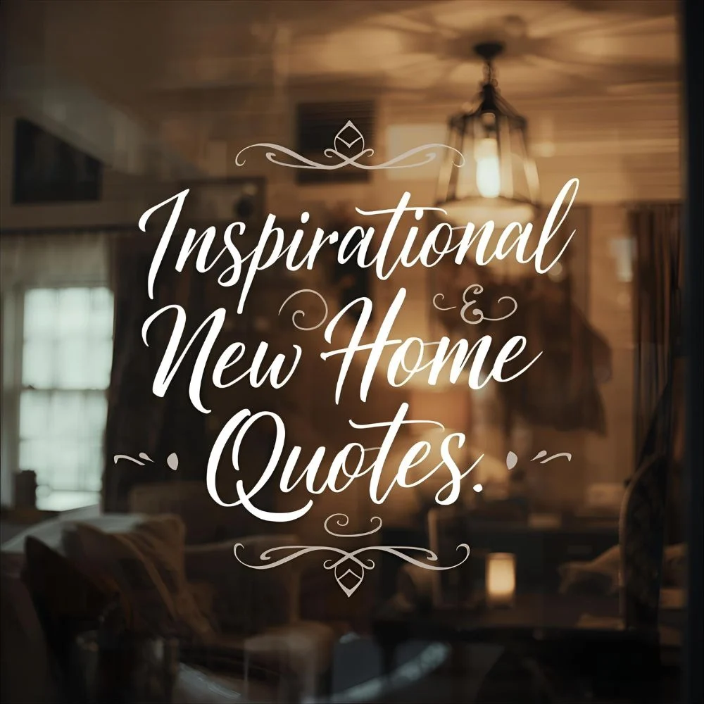 Inspirational New Home Quotes