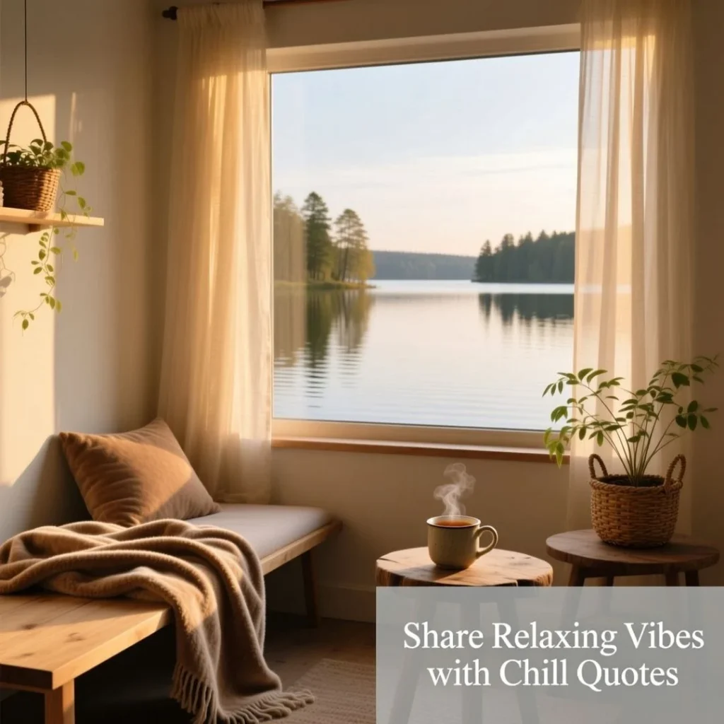 Share Relaxing Vibes with Chill Quotes