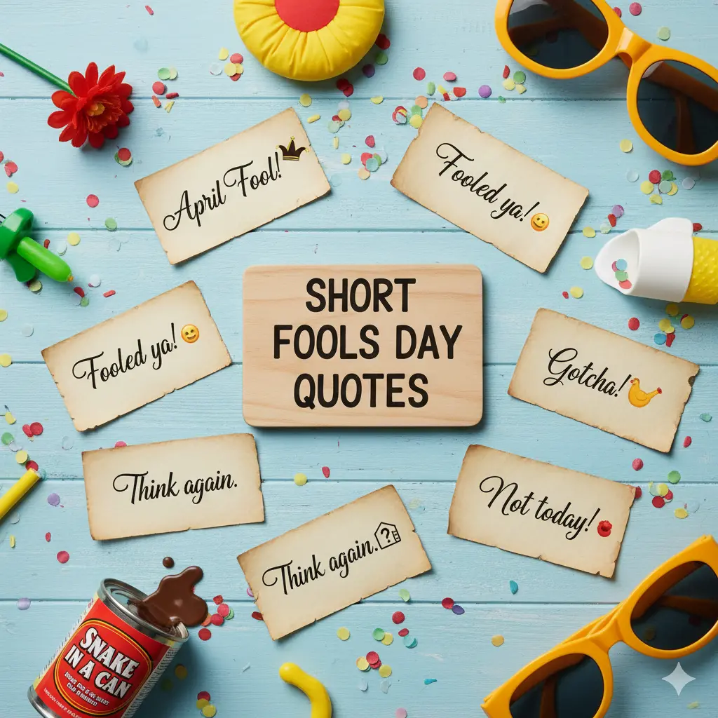 Short April Fools Day Quotes