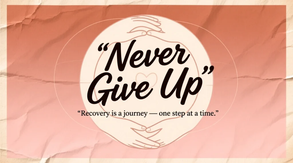 Addiction Recovery Quotes About Never Giving Up