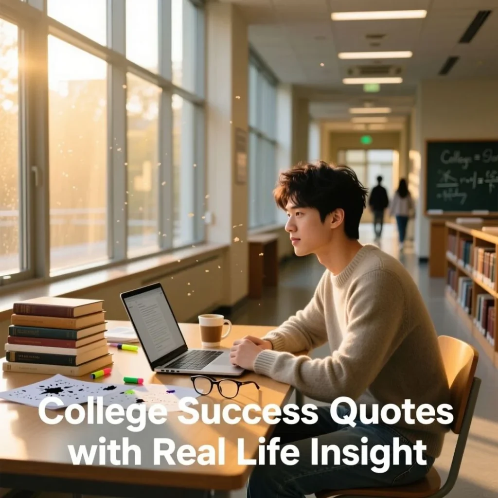 College Success Quotes with Real Life Insight