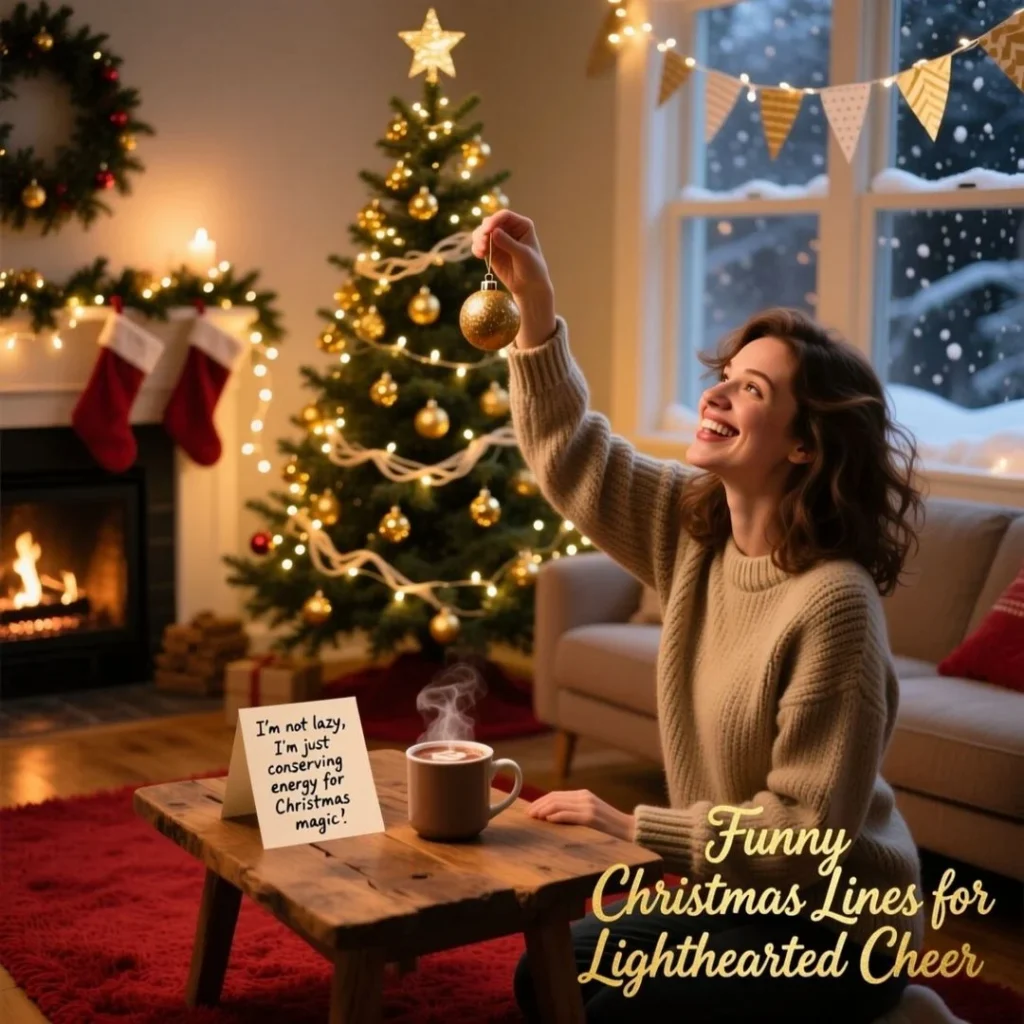 Funny Christmas Lines for Lighthearted Cheer