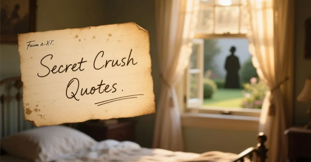 Secret Crush Quotes