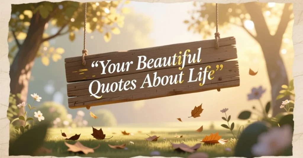 Your Beautiful Quotes About Life